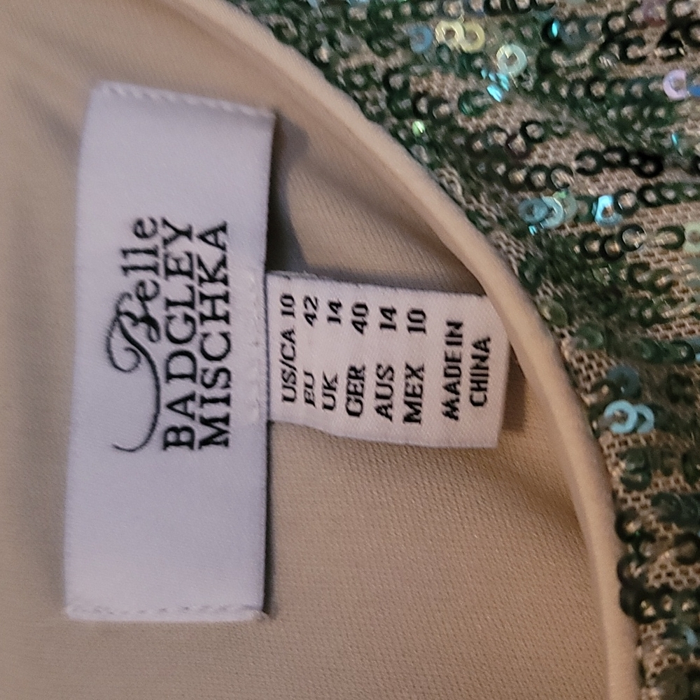 Sequin Dress sz 10 - Picture 3 of 4